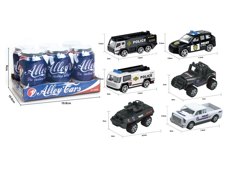 FREE WAY DIE-CAST CAR , 6PCS/DISPLAY BOX - HP1213467