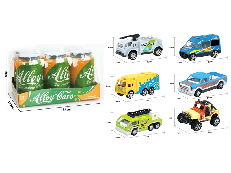 FREE WAY DIE-CAST CAR , 6PCS/DISPLAY BOX - HP1213468