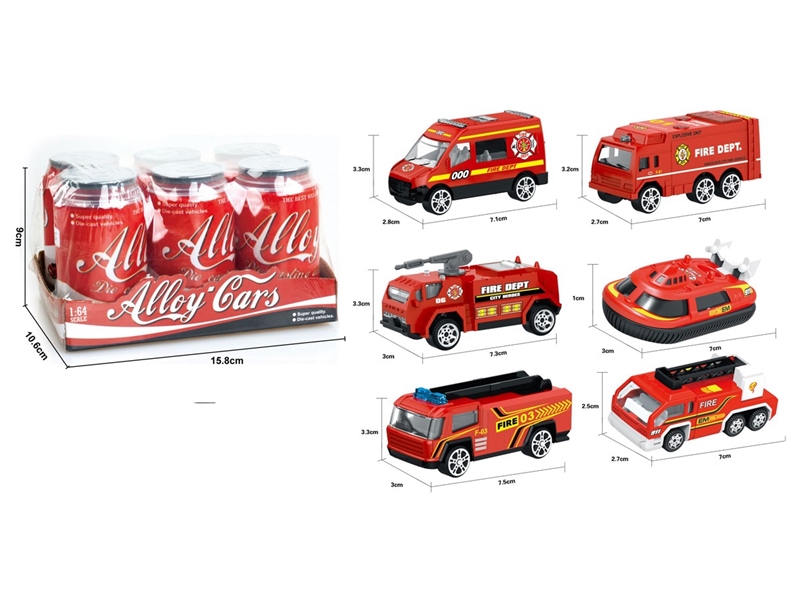 FREE WAY DIE-CAST CAR , 6PCS/DISPLAY BOX - HP1213469