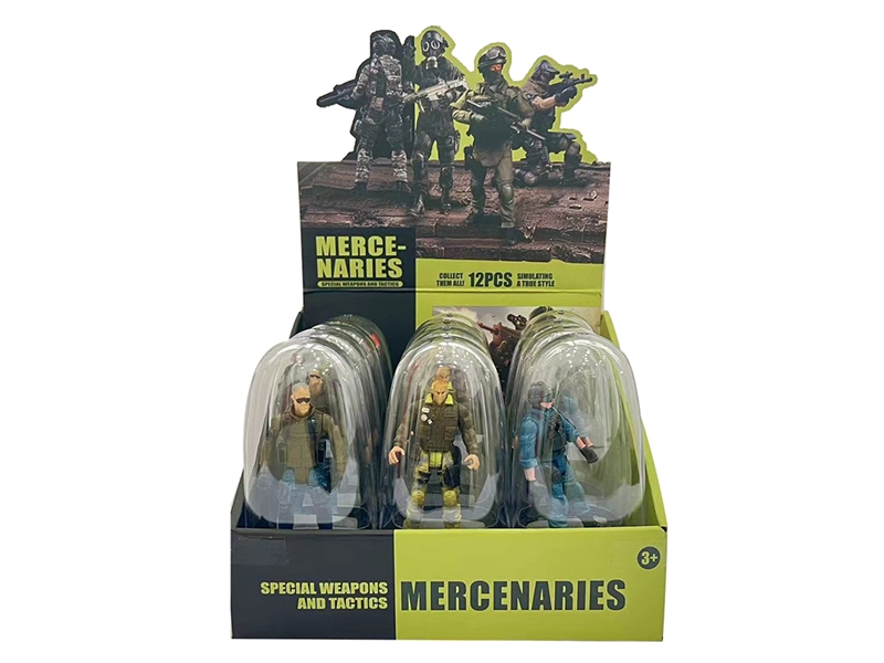 SOLDIER SET,12PCS,6ASST/DISPLAY BOX - HP1213776