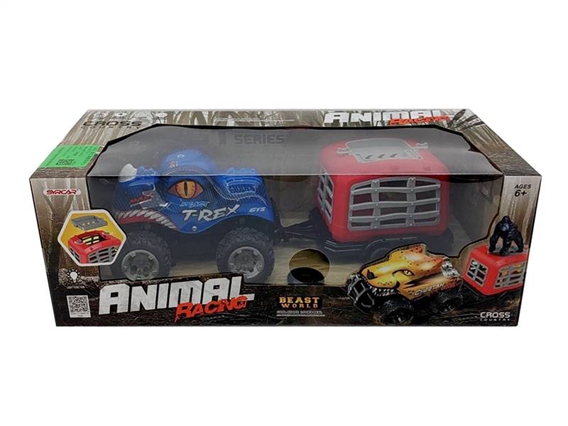 R/C STUNT CAR W/ANIMAL&LIGHT (INCLUDED BATTERY) - HP1213997