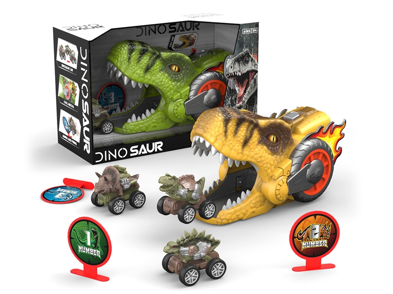 CATAPULT DINOSAUR CAR WITH PULL BACK CAR - HP1214547