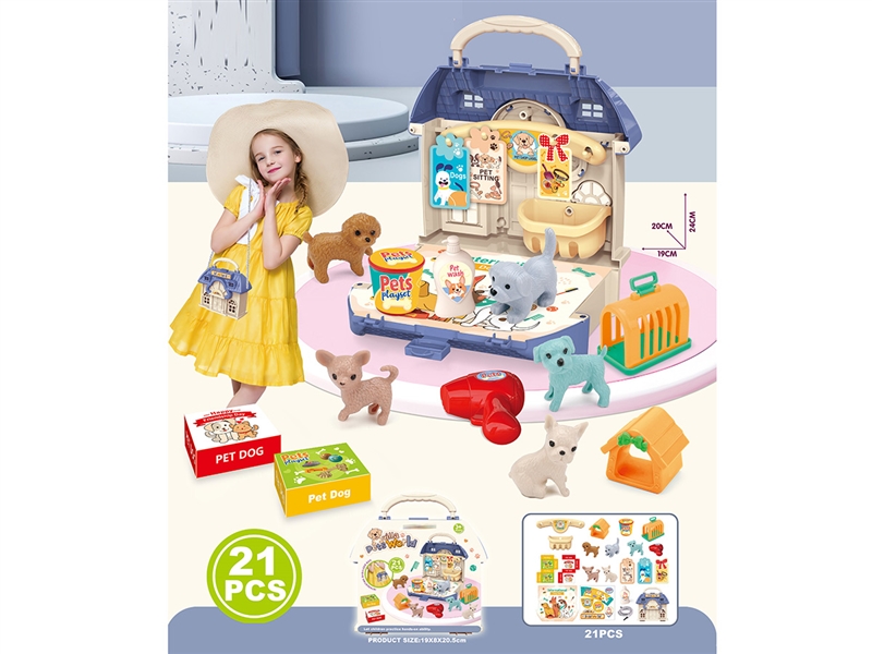 HANDBAG W/PET SET 21PCS - HP1214930