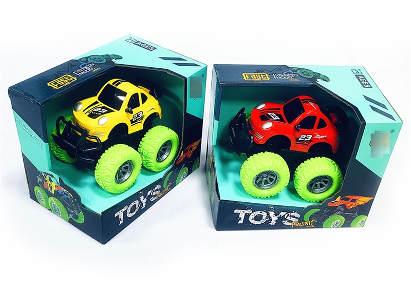 3CM DOUBLE FRICTION STUNT CAR RED/YELLOW - HP1215762