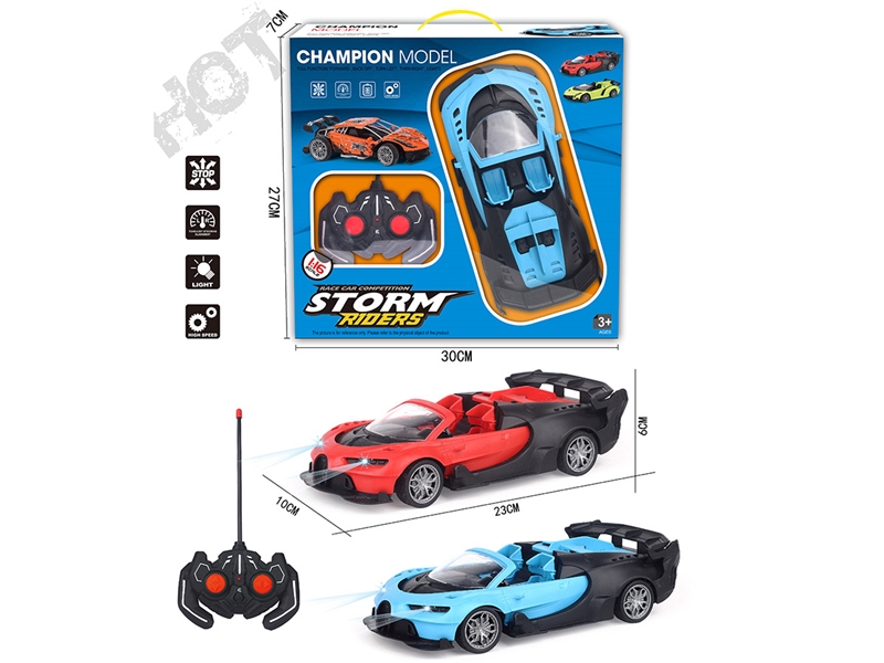 4-CHANNE R/C CAR W/LIGHT,2COLOURS ( NOT INCLUDED BATTERY ) - HP1216020