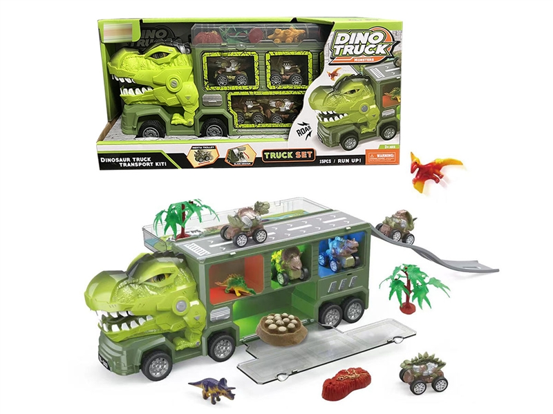 FRICTION DINOSAUR TRUCK W/LIGHT & MUSIC - HP1216342