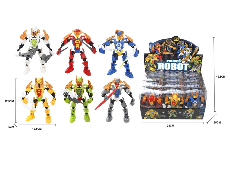 DEFORMATION ROBOTS，12PCS/DISPLAY BOX - HP1216776