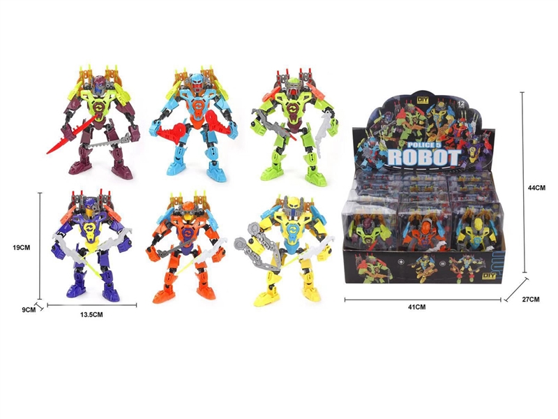 DEFORMATION ROBOTS，12PCS/DISPLAY BOX - HP1216805