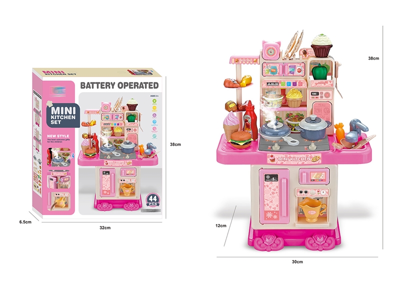 KITCHEN SET W/LIGHT & SPRAY & MUSIC - HP1216961