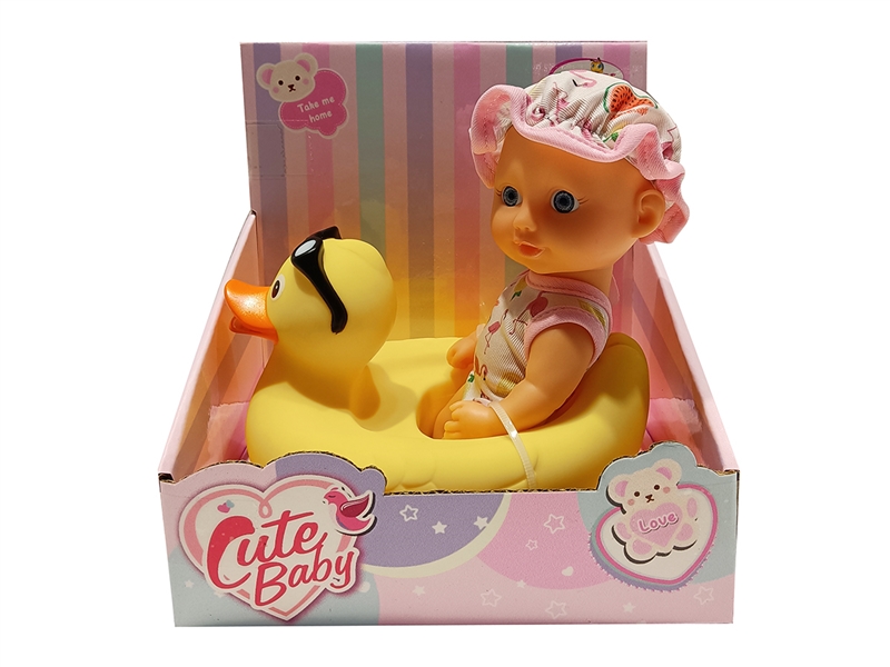 17CM RUBBER DOLL W/VINYL DUCK - HP1217330