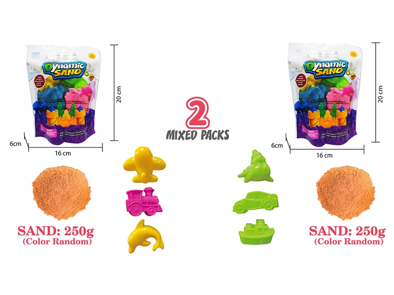 SPACE SAND SET 250G W/ACCESSORIES,2ASST - HP1217667