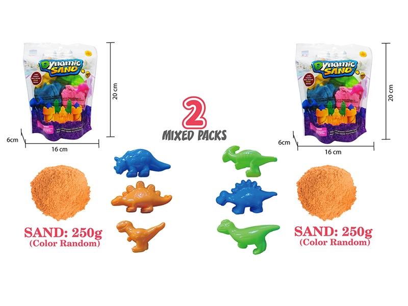 SPACE SAND SET 250G W/ACCESSORIES,2ASST - HP1217670