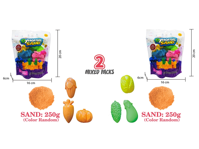 SPACE SAND SET 250G W/ACCESSORIES,2ASST - HP1217672