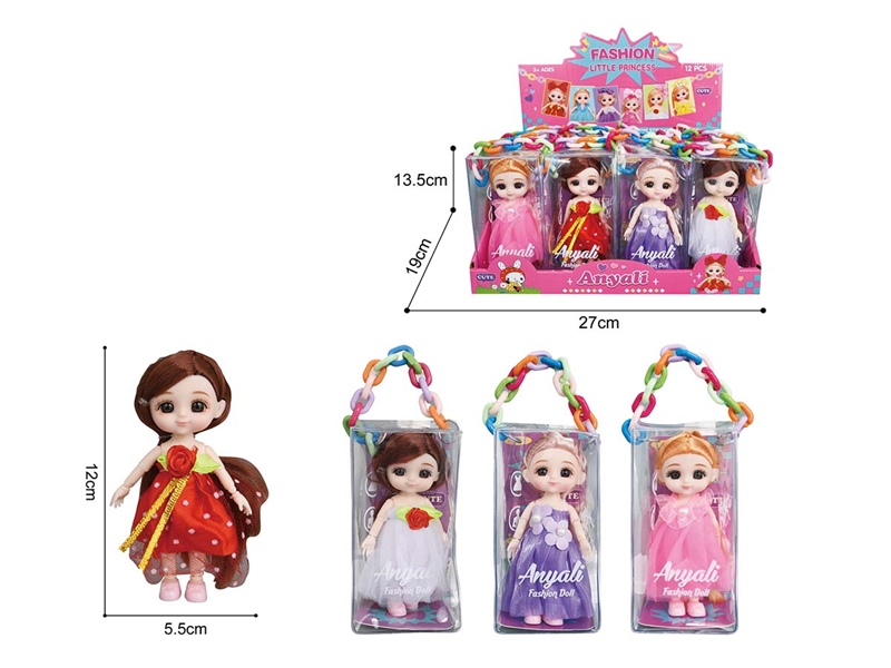 SOLID BODY DOLL,4ASST,12PCS/DISPLAY BOX - HP1218737