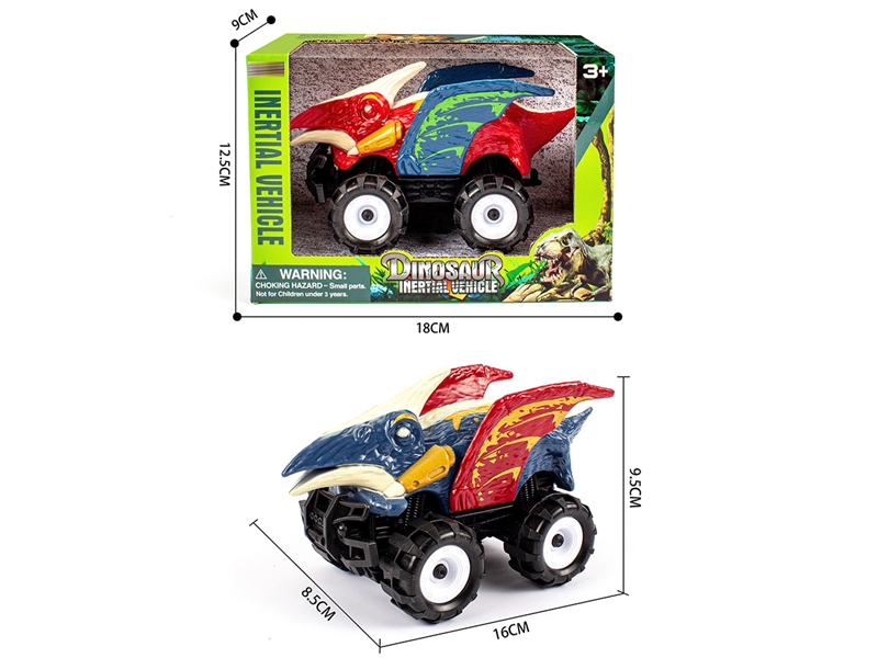 FRCTION DINOSAUR CAR ,2COLOURS - HP1218766