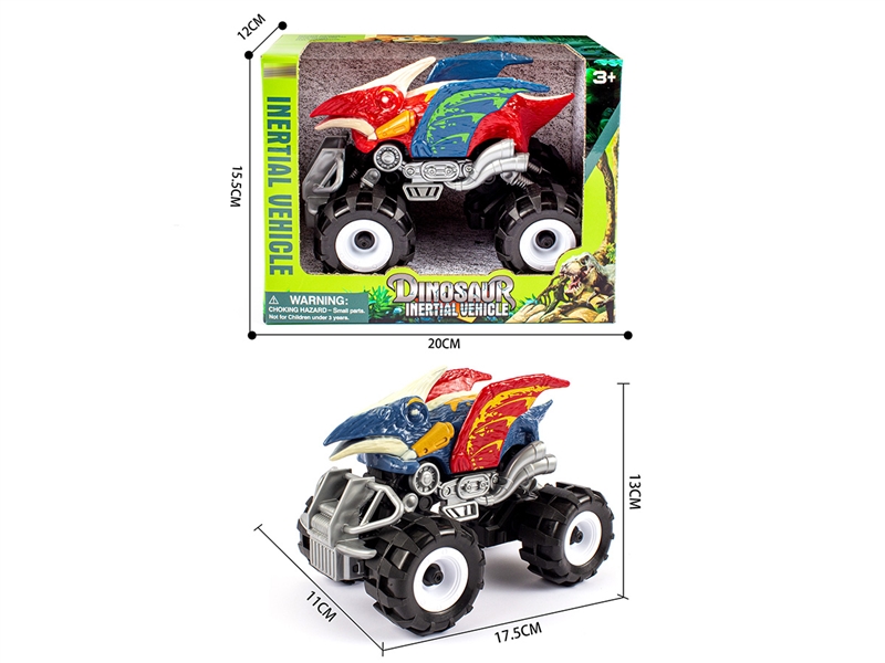 FRCTION DINOSAUR CAR ,2COLOURS - HP1218770