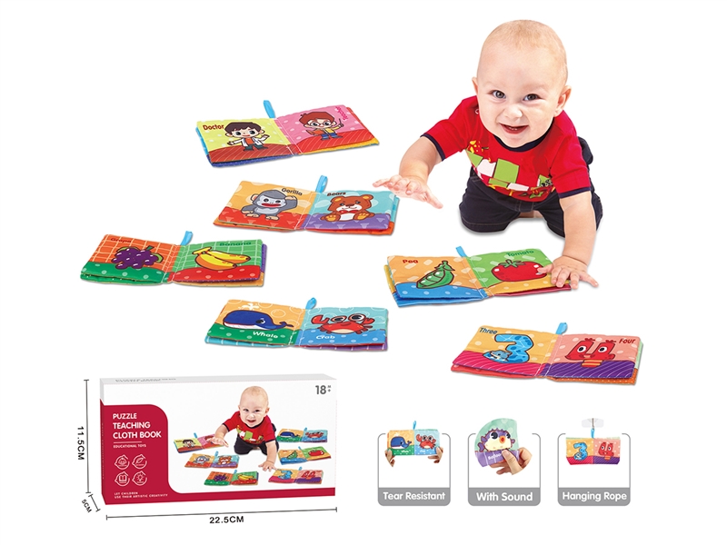 PUZZLE TEACHING CLOTH BOOK - HP1221017