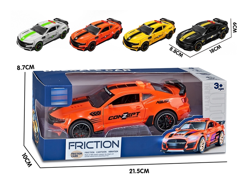 FRICTION CAR, W/SOUND & LIGHT,3*AG13 - HP1221091