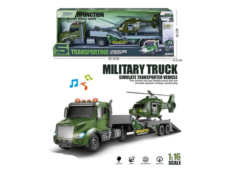 FRICTION TRUCK W/LIGHT & MUSIC - HP1221149