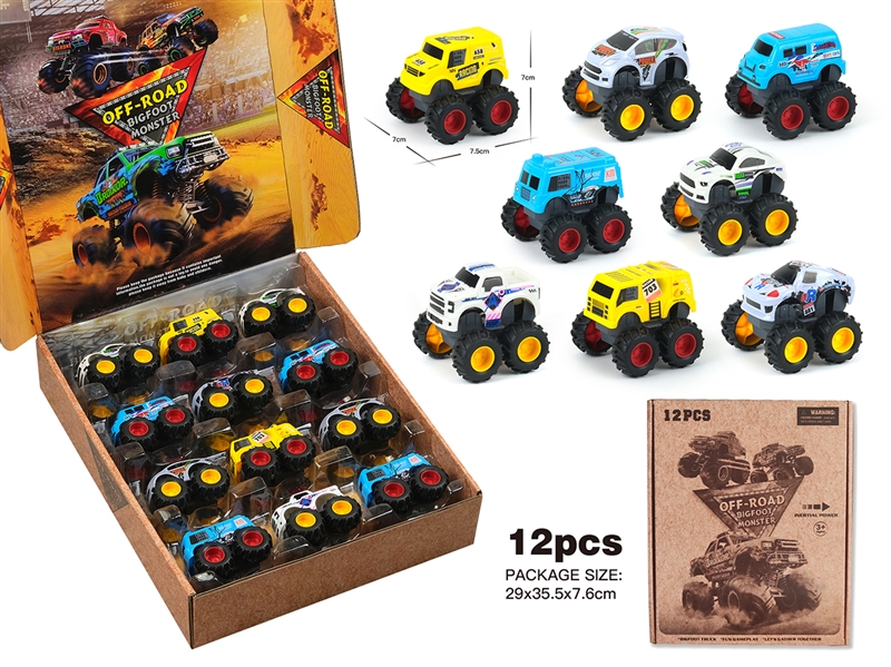 FRICTION CAR,12PCS/DISPLAY BOX - HP1221819