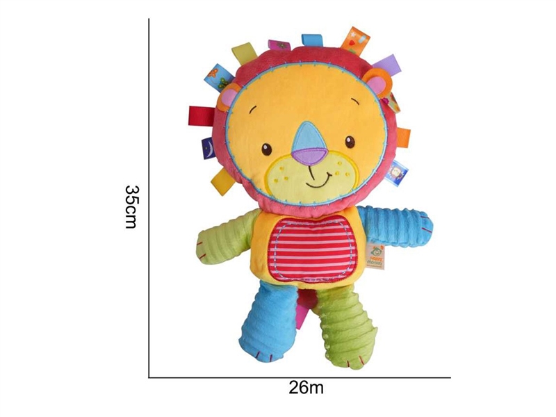 毛绒玩具 happy monkey 安抚玩偶 狮子 K-3L - HP1222501