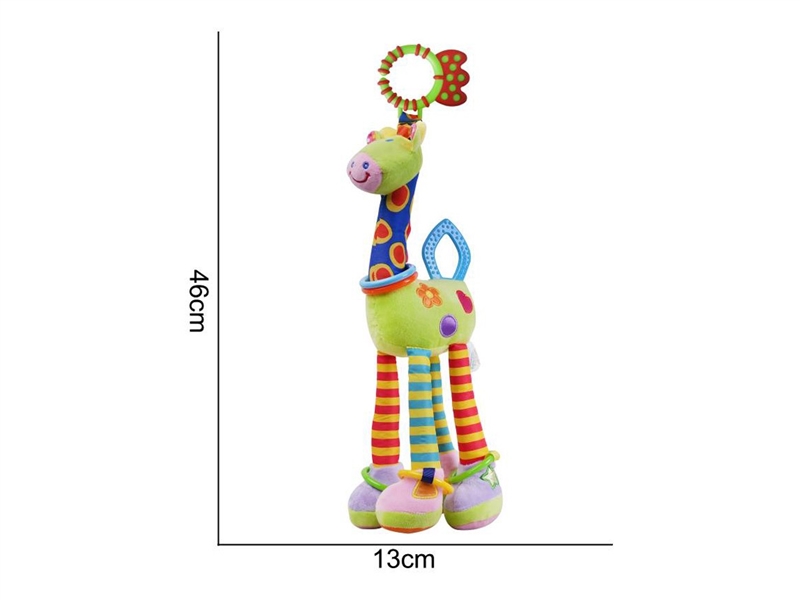 毛绒玩具 happy monkey【床挂】长颈鹿 绿色 K-1C - HP1222505