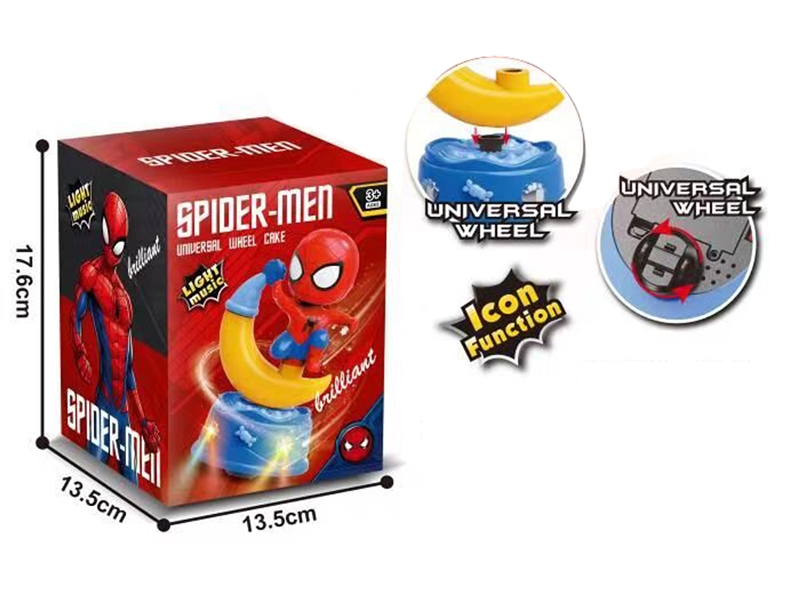 B/O ROTATING SPIDER-MAN W/LIGHT & MUSIC - HP1222620