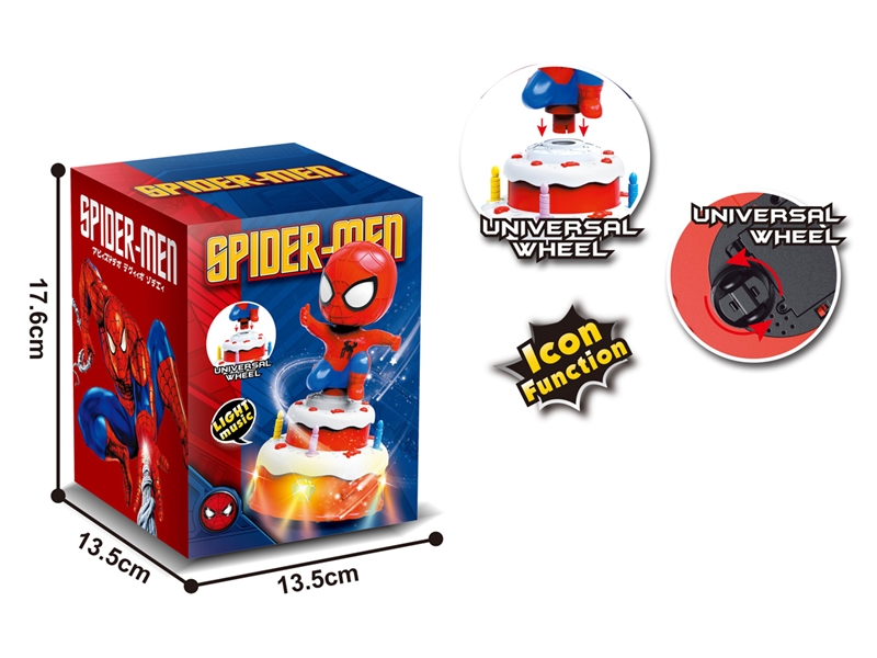 B/O ROTATING SPIDER-MAN W/LIGHT & MUSIC - HP1222622