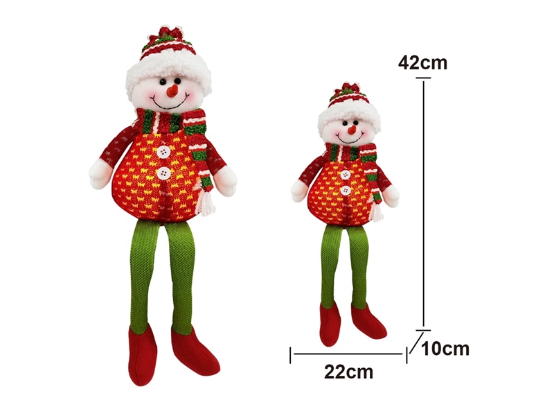 PLUSH CHRISTMAS CRAFTS W/LIGHT（ INCLUDED BATTERY） - HP1222768