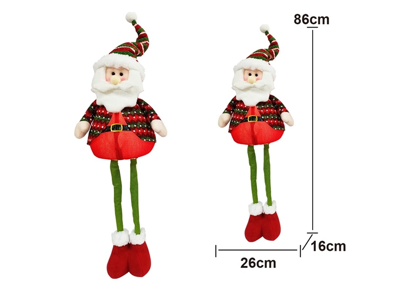 PLUSH CHRISTMAS CRAFTS W/LIGHT（ INCLUDED BATTERY） - HP1222771