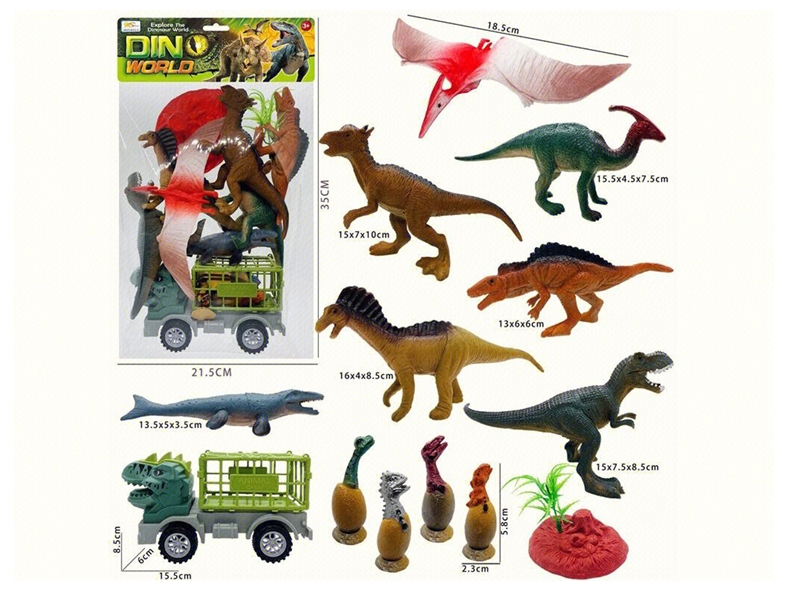 DINOSAUR SET 18PCS - HP1223214