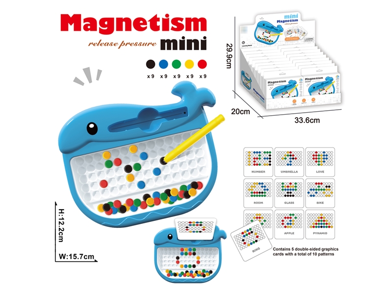 MAGNETIC SKETCHPAD , 18PCS/DISPLAY BOX - HP1223856