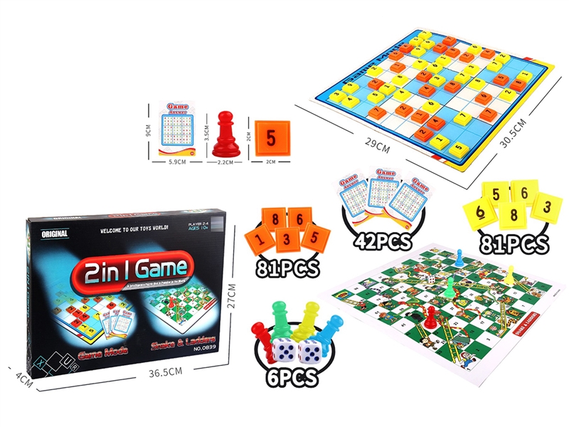 2 IN 1 CHESS GAME - HP1224007