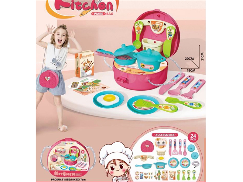 HANDBAG W/KITCHEN SET 24PCS - HP1224743