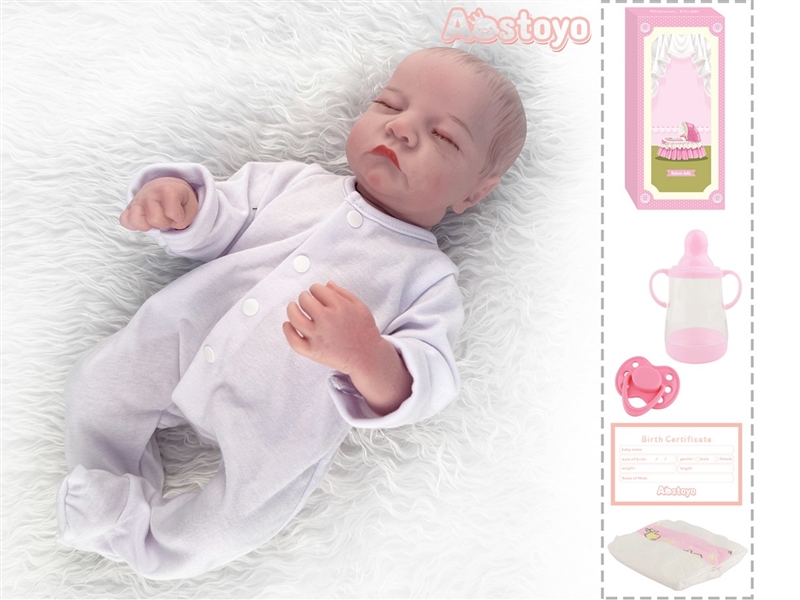 42CM HIGH SIMULATION SILICONE DOLL W/ACCESSERIES - HP1225384