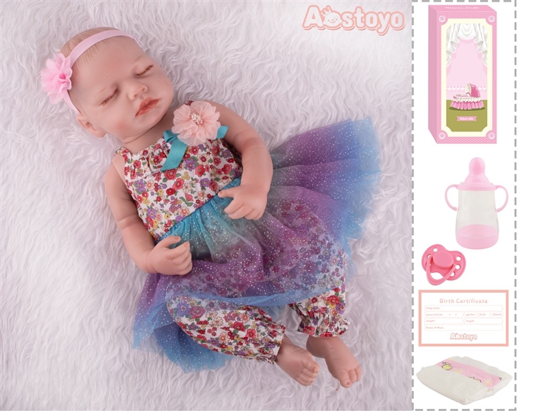 48CM HIGH SIMULATION SILICONE DOLL W/ACCESSERIES - HP1225397