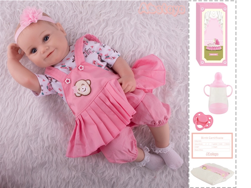 48CM HIGH SIMULATION SILICONE DOLL W/ACCESSERIES - HP1225399