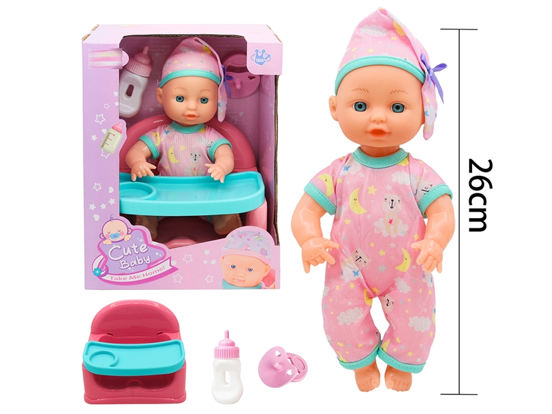 26CM BLOW MOLD DOLL W/ACCESSORIES - HP1225415