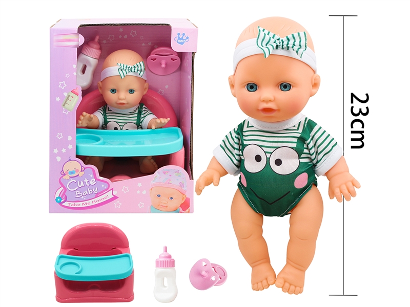 23CM BLOW MOLD DOLL W/ACCESSORIES - HP1225419