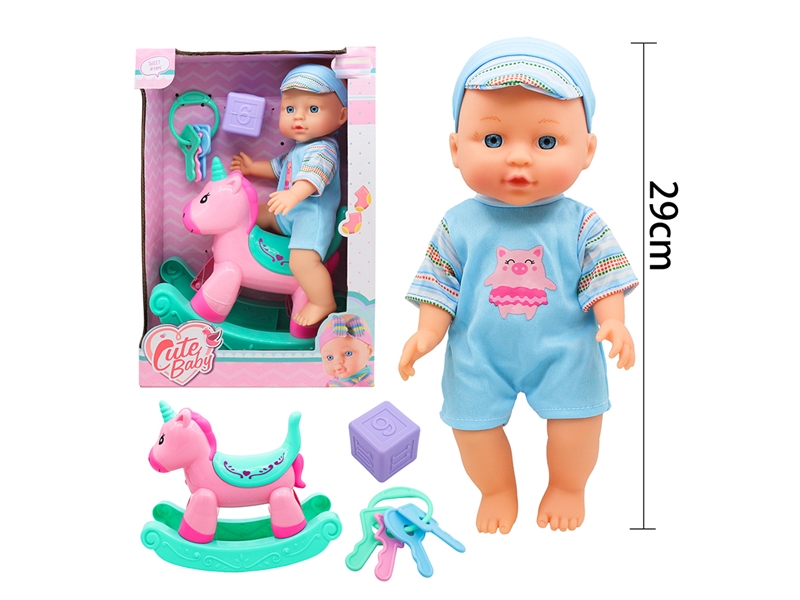 29CM BLOW MOLD DOLL W/ACCESSORIES - HP1225426