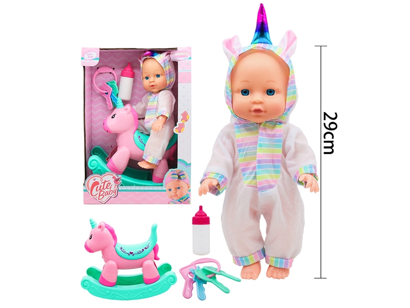 29CM BLOW MOLD DOLL W/ACCESSORIES - HP1225430