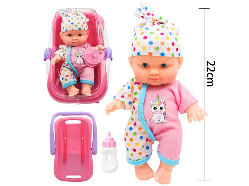 22CM BLOW MOLD DOLL W/ACCESSORIES - HP1225456