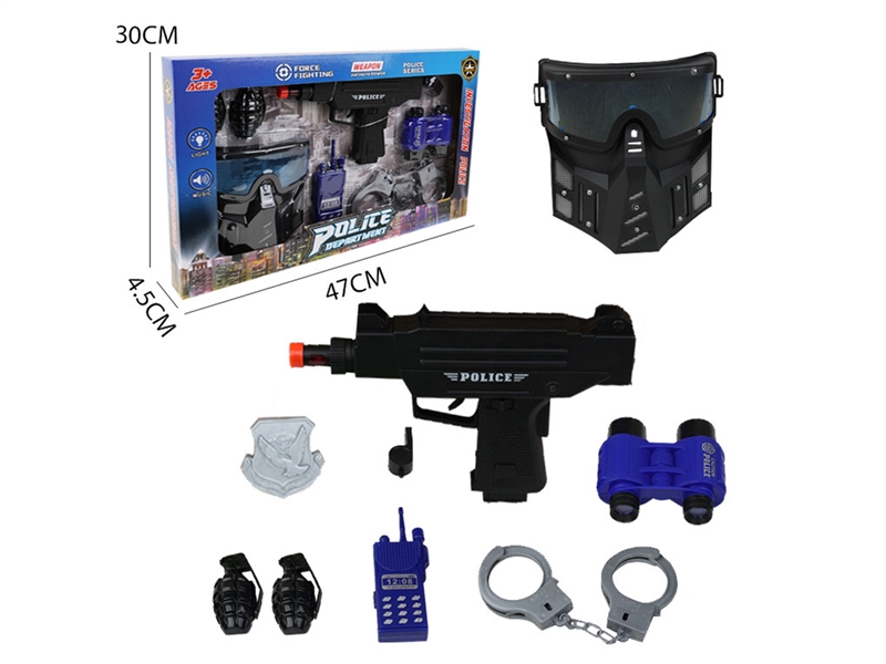 POLICE SET W/SOUND & LIGHT（NOT INCLUDED BATTERY） - HP1226148