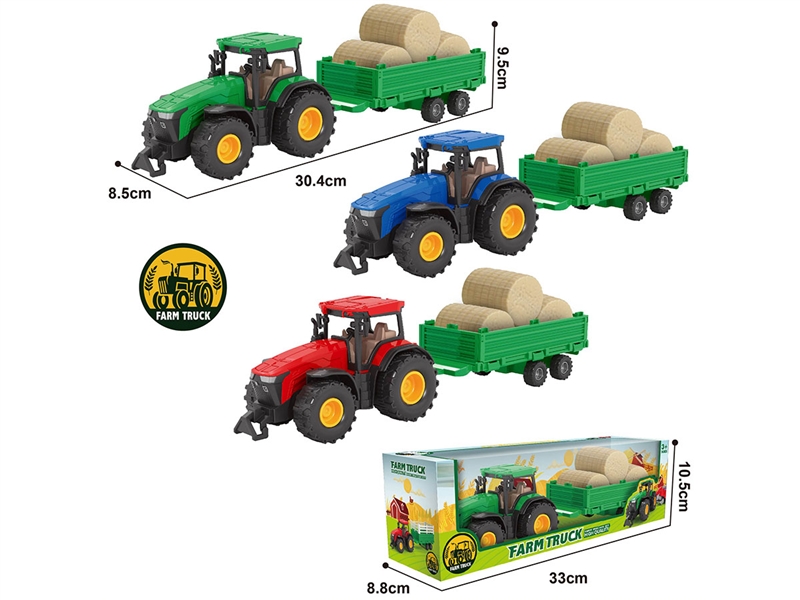 FRICTION FARMER CAR,3COLOURS - HP1226291