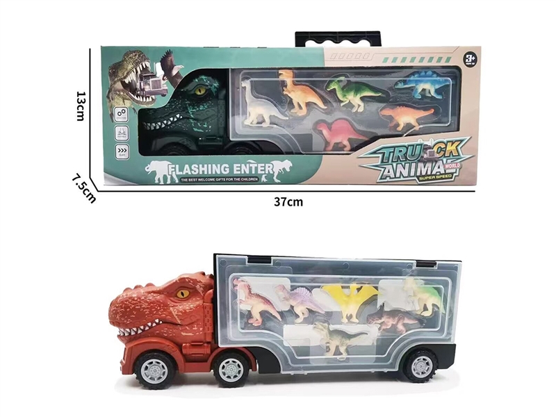 FREE WAY TRUCK W/DINOSAUR 6PCS - HP1226344