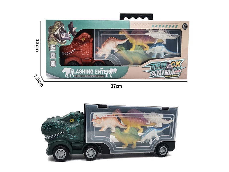 FREE WAY TRUCK W/DINOSAUR 5PCS - HP1226347