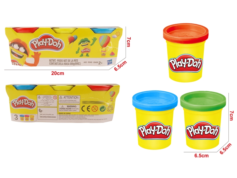 PLAY DOUGH SET,3PCS,3*56G - HP1227009