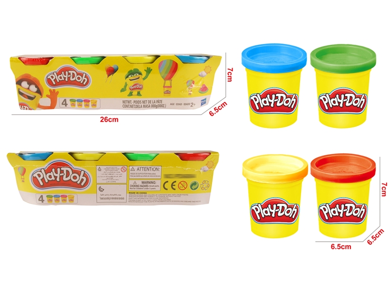 PLAY DOUGH SET,4PCS - HP1227010