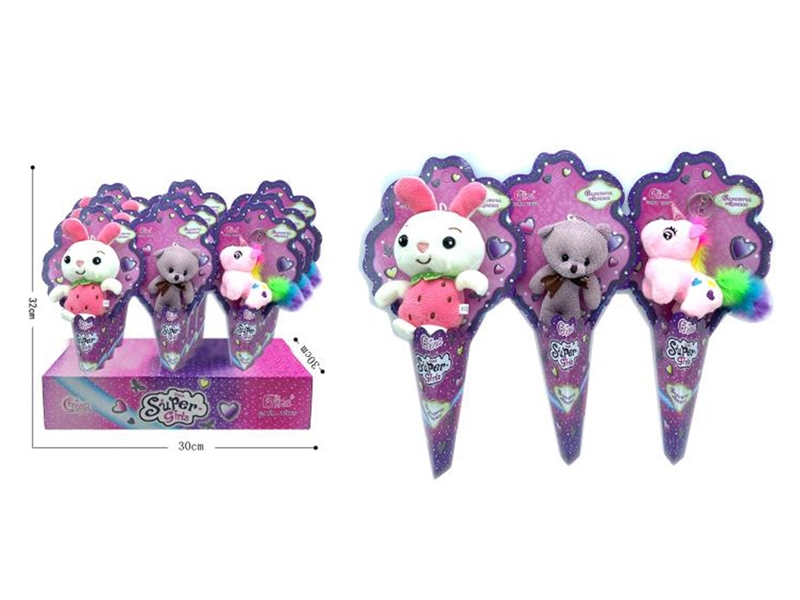 PLUSH KEYCHAIN , 9PCS/DISPLAY BOX - HP1227214