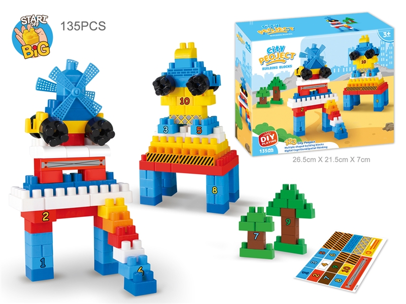 BUILDING BLOCKS 135PCS - HP1230115